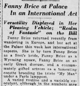 Excerpt from the New York Tribune, October 31, 1922. Photo from the Library of Congress.