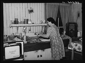 A housewife in her kitchen c.1940