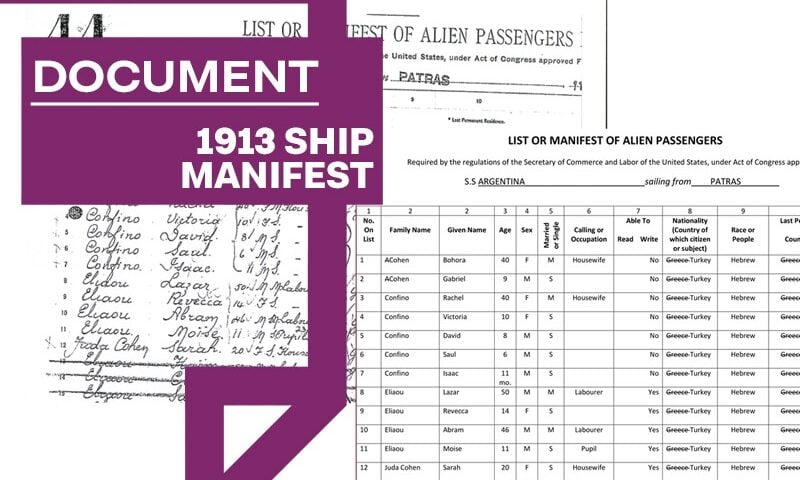 Document-1913-ship-manifest