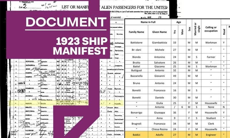 Document-1923-ship-manifest