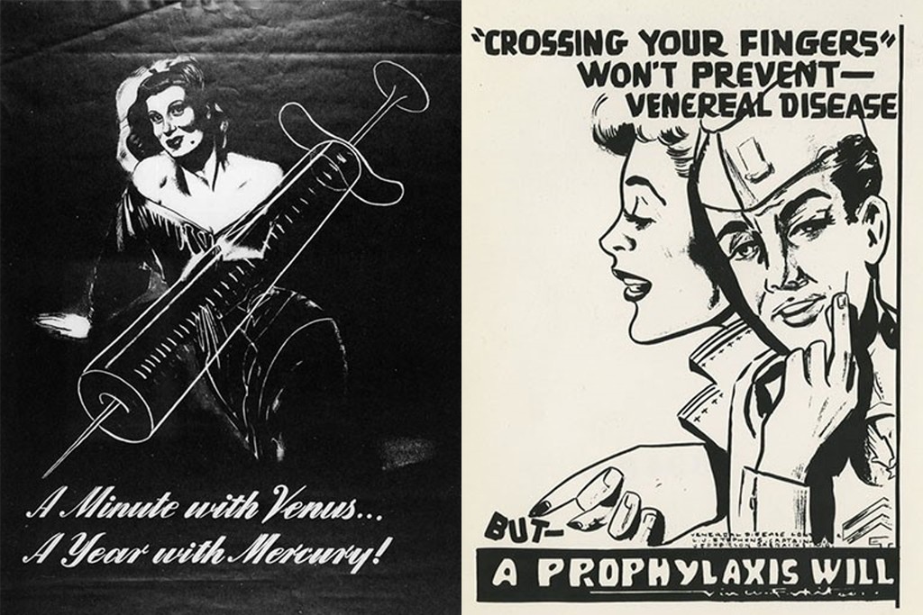 Vintage Contraceptives and Controversies advertisements