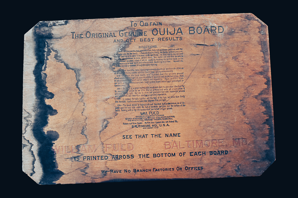Oddities: Antique Oujia Board