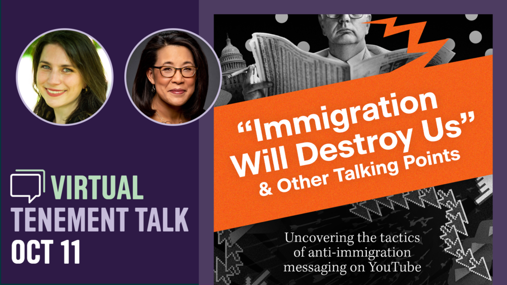 Virtual Tenement Talk - "Immigration Will Destroy Us": Understanding Xenophobia Past and Present