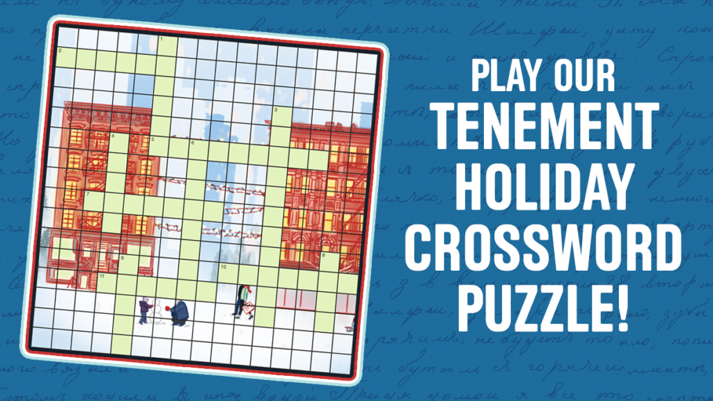 Graphic for Tenement Holiday Crossword Puzzle