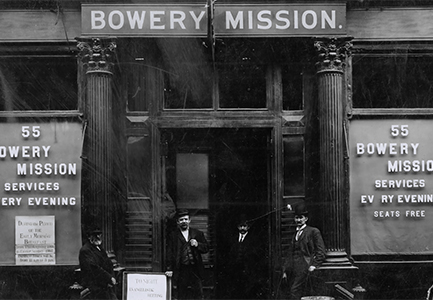 Bowery Mission front of building