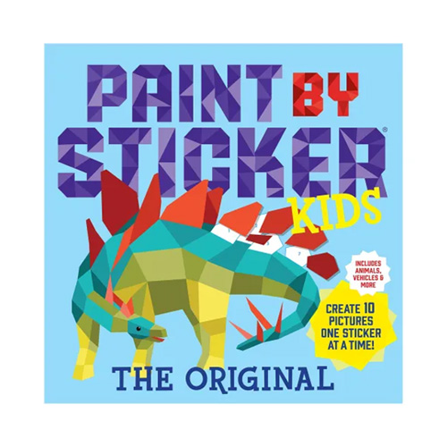Paint By Sticker Book with Dinosaur