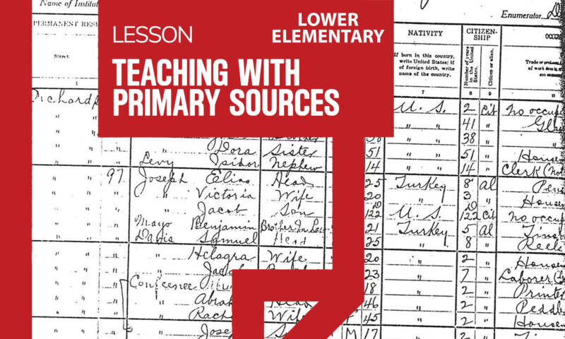 Lesson Plans: Teaching With Primary Sources