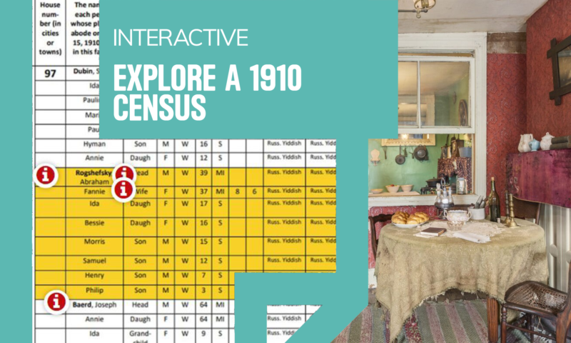 Lesson Plans - Interactive - Explore a 1910 Census