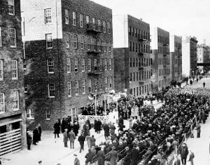 The dedication of New York City's "First Houses" in 1935