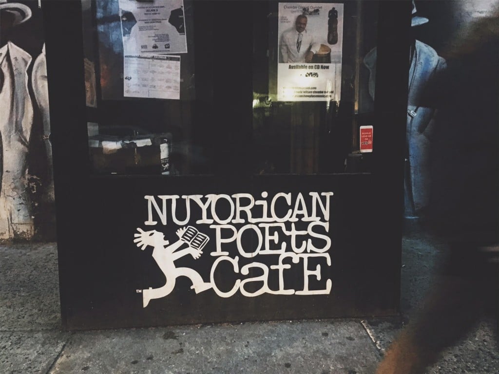 The Nuyorican Poets Cafe, a landmark cultural institution on the Lower East Side 