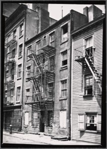 A Row of Vacant Tenements c.1934